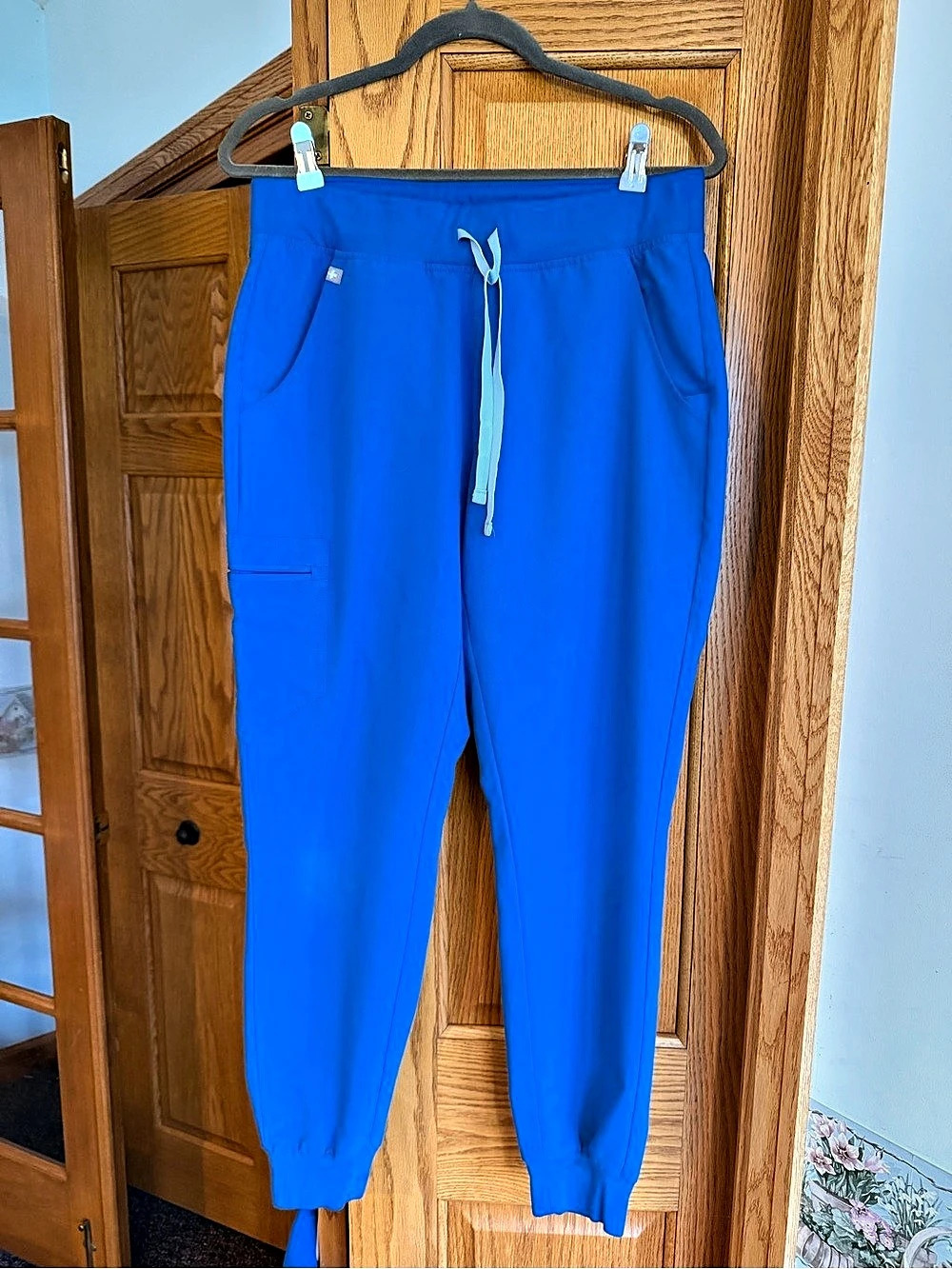 FIGS Jogger Scrub Pants Blue Like New
